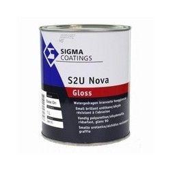 Sigma S2U Nova Gloss - Wit - 5 liter (Hoogglans waterbasis), 5 tot 10 liter, Wit, Nieuw, Ophalen of Verzenden