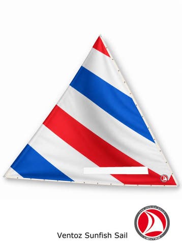 Ventoz Sunfish Zeil - RWB met venster, nieuw!, Verzenden, Nieuw, 3 tot 6 meter, Minder dan 15 m²