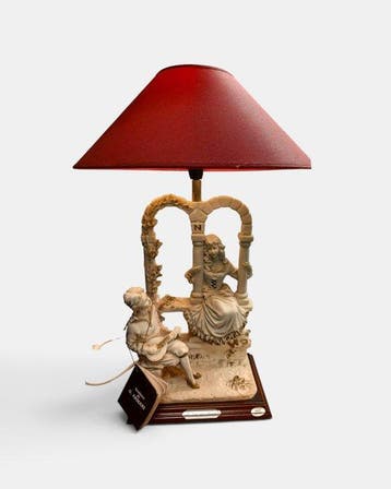 sculpture d arte florence lampe traversante - Tafellamp met