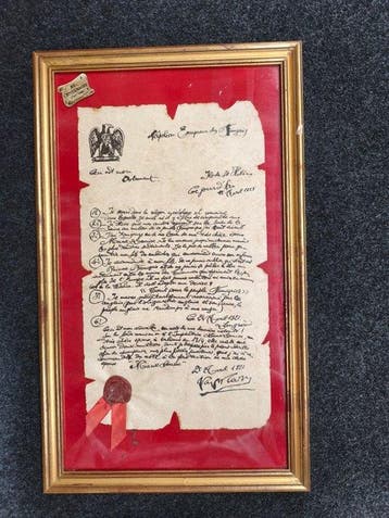 Document - Napoleon - [FACSIMILE] Napoleon Empereur des