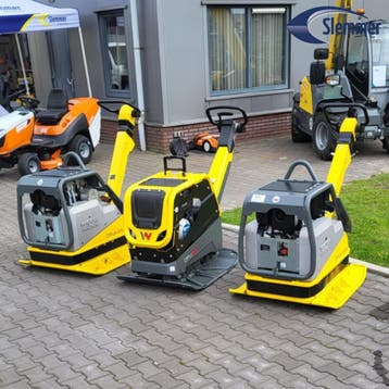 te koop: 3 Wacker Neuson Trilplaten Professionele kwaliteit, Ophalen