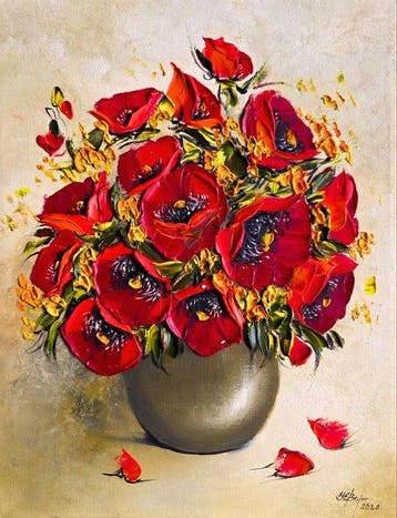 Bajor Kinga - Poppies