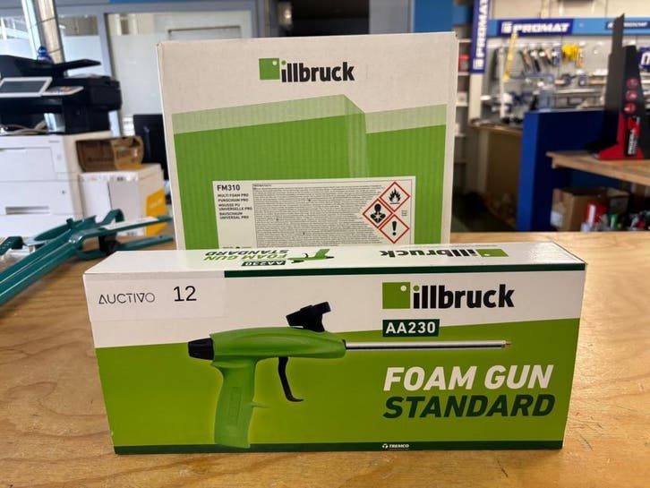 Online veiling: illbruck, AA230, Foam Gun Standard met 12 st, Doe-het-zelf en Verbouw, Gereedschap | Handgereedschap, Nieuw