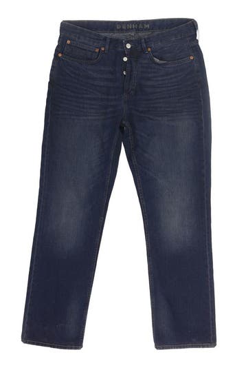 Denham Broek in maat W36 L34 Blauw, Verzenden, Zo goed als nieuw, Blauw, Denham