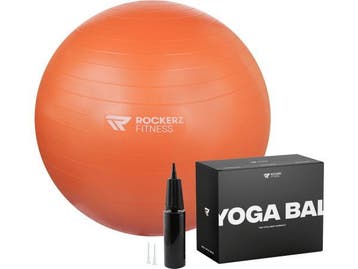 Veiling - Rockerz Deluxe Yoga bal inclusief pomp Oranje, Nieuw