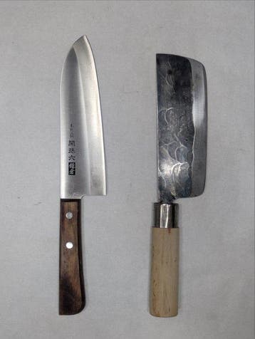 Keukenmes - Staal, Hout - Japan - Japanse vervaardigde