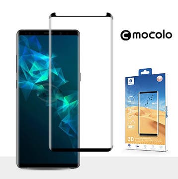 Note 9 Mocolo Premium 3D Case Friendly Tempered Glass Protec, Ophalen of Verzenden, Nieuw
