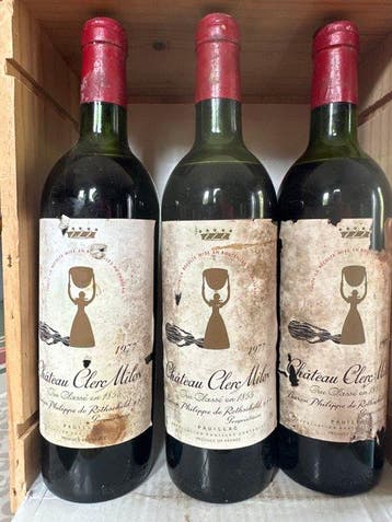 1977 Château Clerc Milon - Pauillac 5ème Grand Cru Classé -, Nieuw
