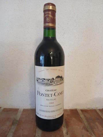 1989 Chateau Pontet-Canet - Pauillac Grand Cru - 1 Fles, Nieuw