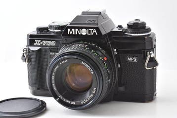Minolta X-700 MPS + MD Rokkor 1,7/50mm | Single lens reflex, Nieuw