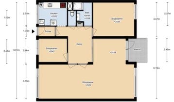 Te Huur 3 Kamer Appartement Kroesmeestersdreef In Maastricht, Huizen en Kamers, Direct bij eigenaar, Limburg, Maastricht, Appartement