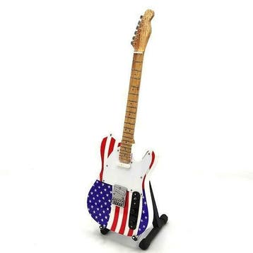 Miniatuur replica  Fender gitaar - Bruce Springsteen, Ophalen of Verzenden, Nieuw, Pop, Beeldje of Miniatuur