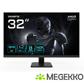 Gigabyte GS32QA 32  Quad HD 180Hz IPS Gaming monitor, Verzenden, Nieuw, Gigabyte