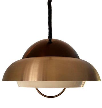 Dijkstra Lampen - Plafondlamp - Aluminium, Messing, Plastic