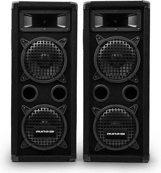 AUNA PA-Speakers set 600W passieve speakerset Top Aanbieding, Audio, Tv en Foto, Luidsprekers, Nieuw, Ophalen of Verzenden