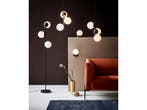Nordlux Lilly - Hanglamp 3x E14 - Opaal glas/zwart, Huis en Inrichting, Lampen | Hanglampen, Verzenden, Nieuw