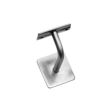 Intersteel Leuninghouder gebogen vierkant vlak zadel - RVS, Verzenden, Nieuw