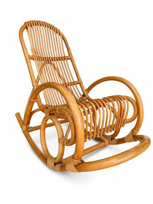 Fauteuil - Bamboe, Antiek en Kunst, Kunst | Designobjecten