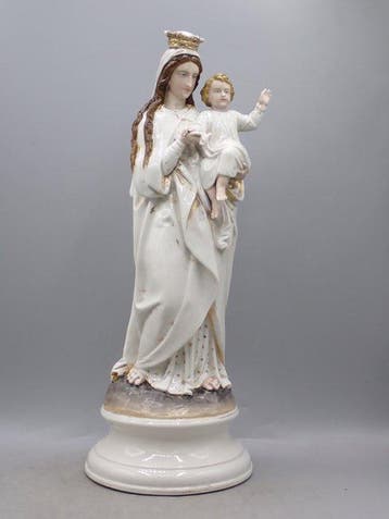 Vieux Bruxelles (attr) - Figuur - Madonna and child -, Antiek en Kunst