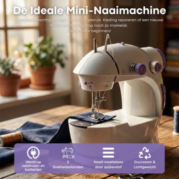 Membeli Mini Naaimachine - Elektrische Naaimachine - Werkt, Ophalen of Verzenden, Nieuw