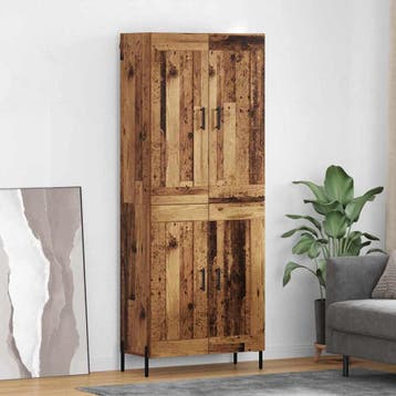 vidaXL buffetkast 2 pcs Oud Hout Bewerkt hout, Minder dan 50 cm, Verzenden, Nieuw, Minder dan 100 cm