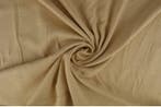 10 meter linnen viscose - Champagne, Overige kleuren, 120 cm of meer, Ophalen of Verzenden, Linnen