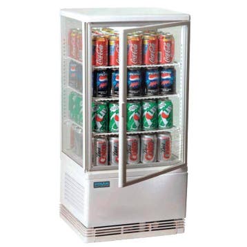 Polar Energiezuinige displaykoelkast | 68L | wit, Verzenden, Nieuw in verpakking