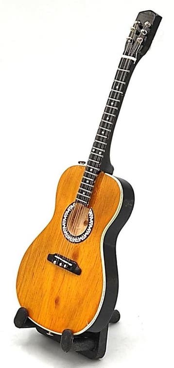 Baby miniatuur replica Spaanse Gitaar gitaar - Paco de Lucia, Verzamelen, Muziek, Artiesten en Beroemdheden, Ophalen of Verzenden