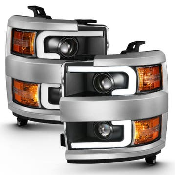ANZO 2015-2016 Chevrolet Silverado Projector Headlights w/, Auto-onderdelen, Verlichting, Ophalen of Verzenden, Nieuw