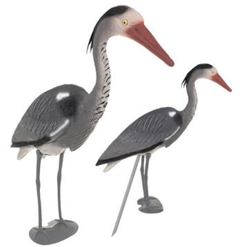 Gardlov Grijze reiger tuindecoratie 66 cm op prikker van..., Ophalen of Verzenden, Nieuw
