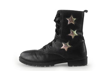 Muyters Veterboots Meisjes in maat 35 Zwart, Verzenden, Jongen of Meisje, Schoenen, Zo goed als nieuw