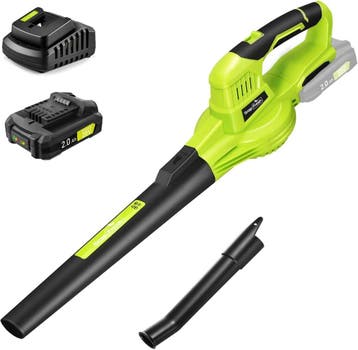 Elektrische bladblazer set | 34% Korting, Tuin en Terras, SnapFresh, Ophalen of Verzenden, Zo goed als nieuw, Accu
