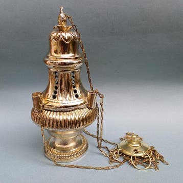 Wierookvat - Messing - Louis XVI- wierookvat