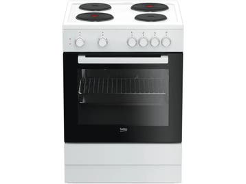 Beko FSS66000GW - Fornuis - 4 keramische kookzones - Wit, Verzenden, Zo goed als nieuw
