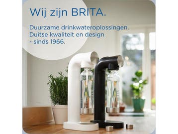 BRITA sodaTRIO - Bruiswatermachine - incl. 1x glazen fles, Verzenden