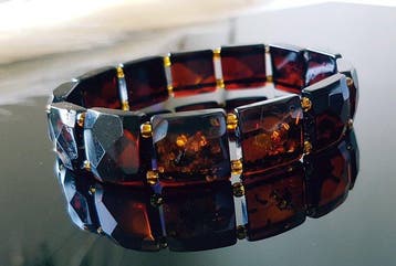 Amber Uniek Vintage Natuurlijke Baltische Barnsteen Armband