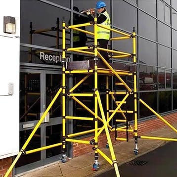 Rolsteiger kunststof carbon Prosafe 85 x 200 x 4 m wh, Doe-het-zelf en Verbouw, Steigers, Verzenden, Nieuw, Rolsteiger of Kamersteiger
