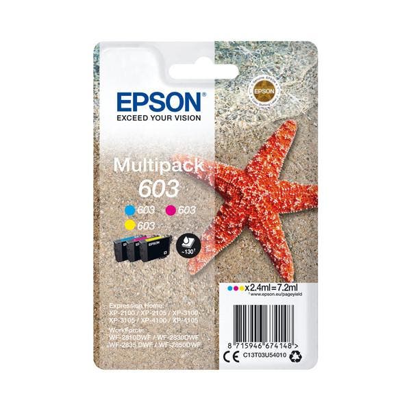 Epson 603 (T03U5) C/M/Y multipack Inktcartridge (origineel), Computers en Software, Printerbenodigdheden, Nieuw, Verzenden