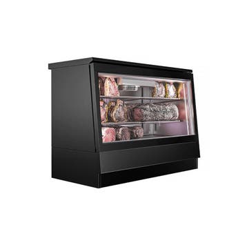 GGM Gastro | Dry age vitrinekast - 1384x740mm - met 2 glazen, Verzenden, Nieuw in verpakking, Meubilair