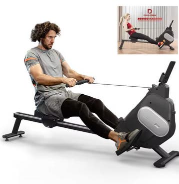Magnetische Roeimachine 16 Niveaus met LCD Display Opvouwbaa, Verzenden, Nieuw