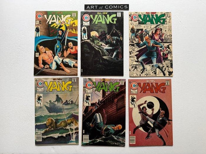 Yang #2, #7, #9, #10, #11, #12 - 6 Comic collection - Eerste, Boeken, Strips | Comics