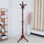 Kapstokstandaard Berkenhout –Vrijstaand met Haken en Driepoo, Verzenden, Nieuw