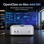 Mac Mini M4 + OpenClaw: uw eigen private AI-workstation, Computers en Software, Apple Desktops, Verzenden, SSD, Nieuw, Mac Mini