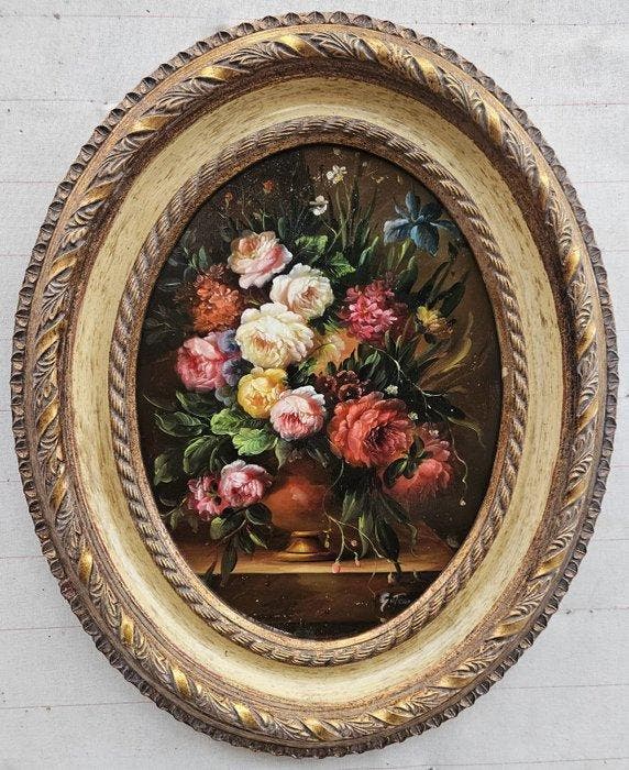 Europese school (XX) - Fiori, Antiek en Kunst, Kunst | Schilderijen | Klassiek