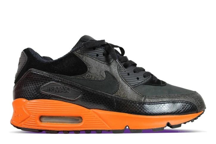 Nike Air Max 90 Powerwall Black Orange (2005) • 44, Kleding | Heren, Schoenen, Sneakers of Gympen, Ophalen of Verzenden