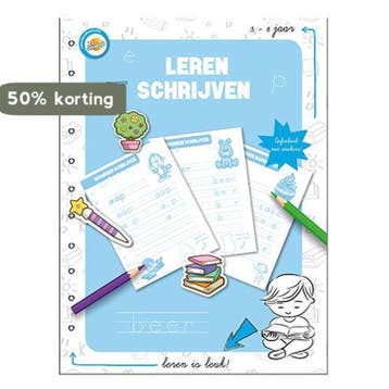 Toy Universe Educatief Boek Leren Schrijven Junior Blauw, Verzenden, Zo goed als nieuw