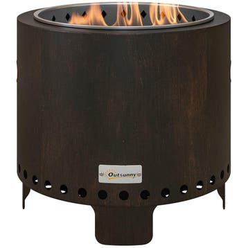 Rookvrije Vuurkorf Tafelvuurplaats Ø45 Cm Met Handvat En Poo, Verzenden