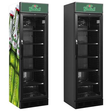Grolsch glasdeurkoelkast 345 liter, Ophalen of Verzenden