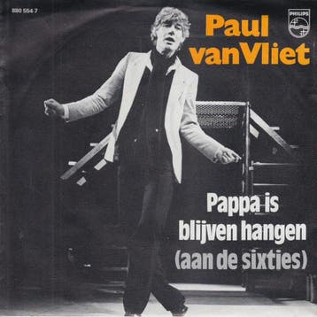 vinyl single 7 inch - Paul Van Vliet - Pappa Is Blijven H..., Verzenden, Zo goed als nieuw, 7 inch, Pop