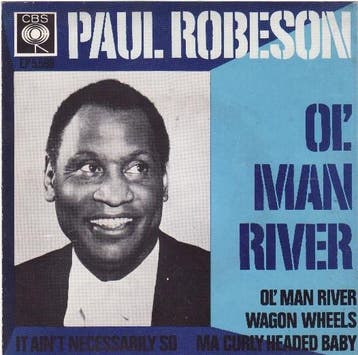 vinyl single 7 inch - Paul Robeson - Ol Man River, Verzenden, Zo goed als nieuw, 7 inch, Jazz en Blues